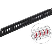 19"Patchpanel 24 Keystone Ports