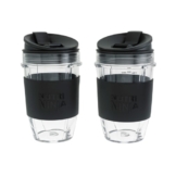500ml Becher mit Deckel & Silikonsleeve (Doppelpack)