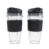 650ml Becher mit Deckel & Silikonsleeve (Doppelpack)