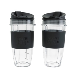 650ml Becher mit Deckel & Silikonsleeve (Doppelpack)
