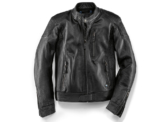 BMW BlackLeather Motorradjacke Herren (Schwarz)