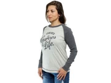 BMW Curves Langarm Shirt Damen (grau)