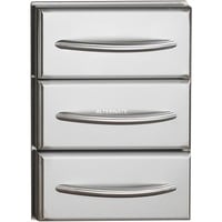 Edelstahl Einbau 3er Schublade