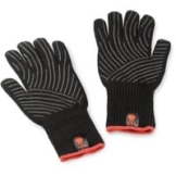 Grillhandschuhe 6669 mit Silikon-Griffflächen, S/M