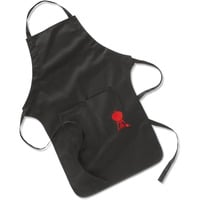 Grill­schür­ze, schwarz mit rotem Kettle Grill 6474, Schürze
