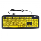 Großschrift-Tastatur Geemarc Gelb
