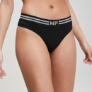 MP Damen Essentials Seamless Tanga - Schwarz - S
