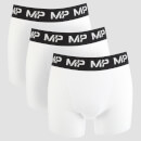 MP Herren Essentials Boxer - Weiß (3er-Pack) - XS