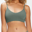 MP Women's Composure Seamless V-Neck Bralette - Cactus Green - XL