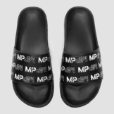 MP Women's Sliders - Black/White - UK 4