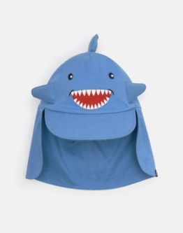 Tom Joule Baby Sunfun Motiv Hut - Blau Haifisch