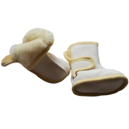 Baby Klett-Fell-Stiefel Lammfell kbT Pflanzlich gegerbt