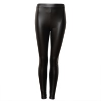 Damen Legging -Lederlook Luxurious Life