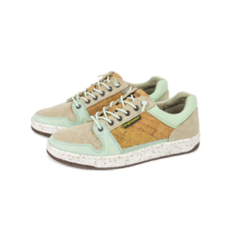 Doghammer Damen Sneaker Natural Commuter Madl Kork/Leinen/Naturleder
