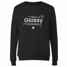 GLOSSYBOX  Have A Glossy Christmas  Weihnachtspullover - Schwarz - L - Schwarz