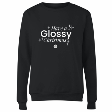 GLOSSYBOX  Have A Glossy Christmas  Weihnachtspullover - Schwarz - XS - Schwarz