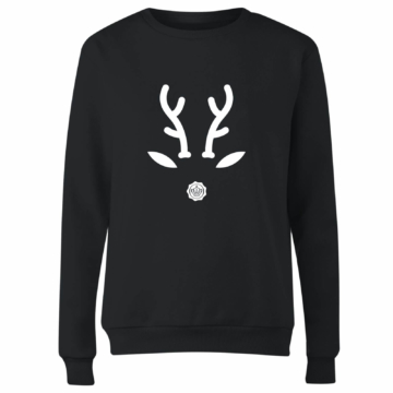 GLOSSYBOX Rentier-Weihnachtspullover - Schwarz - 3XL