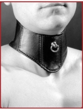 Leder Halsmanschette
