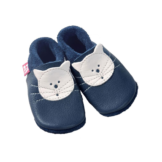 POLOLO Baby und Kinder Hausschuh Kitty Leder pflanzengegerbt