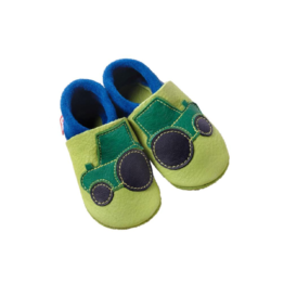 POLOLO Baby und Kinder Hausschuhe Trecker Leder pflanzengegerbt