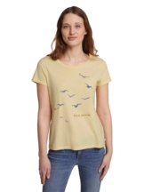 Tom Tailor Denim Shirt Basic Print Tee
