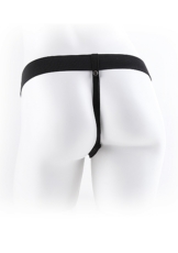 Vibrating Hollow Strap On 11" (skin)