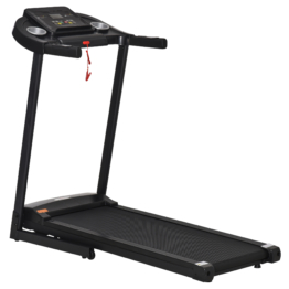 HOMCOM Elektrisches Laufband faltbar mit LED-Anzeige 134 cm x 60 cm x 118 cm