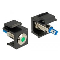 Keystone LED grün 6 V flach, Keystone-Modul