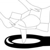 Toiletten-Brillen-Abdeckung Hydas Papierabdeckung 1 x Einweg-Toilettenabdeckung (10 Stück)