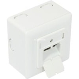 Aufputz-Netzwerkdose Cat. 6, 2xRJ45, Wanddose