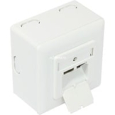 Aufputz-Netzwerkdose Cat. 6A, 2xRJ45, Wanddose