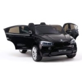 BMW X6M F16 XXL Elek­tro Kinder­au­to AsVIVA EKC2 Zweisitzer ferngesteuert schwarz