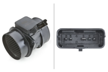 Luftmassenmesser | Hella, Anschlussanzahl: 5