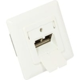 Unterputz-Netzwerkdose Cat. 6, 2xRJ45, Wanddose
