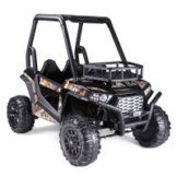 UTV Gelände-Buggy XXL Kinder Elektroauto AsVIVA EKC5 Zweisitzer ferngesteuert schwarz