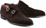 Crockett & Jones, Doublemonk Lowndes in dunkelbraun, Slipper für Herren