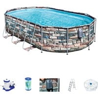 Frame Pool Set Comfort Jet, 610 x 366 x 122cm, Schwimmbad