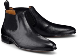 Ludwig Görtz, Chelsea-Boots in schwarz, Boots für Herren