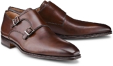Ludwig Görtz, Double-Monk-Slipper in dunkelbraun, Slipper für Herren