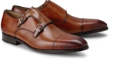 Ludwig Görtz, Double-Monk-Slipper in mittelbraun, Slipper für Herren