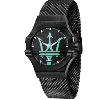 Maserati, Herrenuhr "aqua Edition Potenza R8853144002" in schwarz, Uhren für Herren