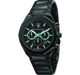 Maserati, Herrenuhr "chronograph Aqua 45 Mm R8873644001" in schwarz, Uhren für Herren