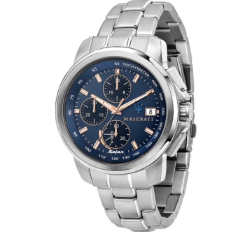 Maserati, Herrenuhr "chronograph Successo R8873645004" in silber, Uhren für Herren