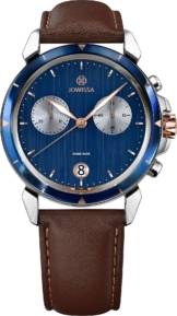 Jowissa, Quarzuhr Lewy 6 Swiss Men's Watch in blau, Uhren für Herren