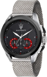 Maserati, Herrenuhr "chronograph Traguardo R8873612005" in silber, Uhren für Herren