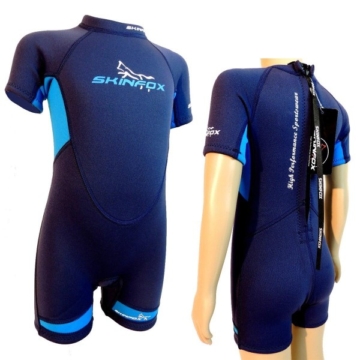 SKINFOX YOUNGSTER 1-6 J. Kinder Shorty Neoprenanzug Schwimmanzug marineblau