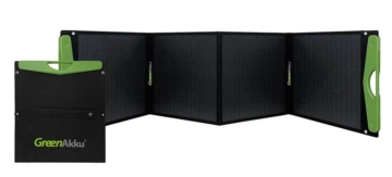 GreenAkku Solartasche 200Wp Monokristallin Mobiles Solarmodul