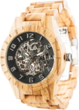 Laimer, Armbanduhr Holzuhr Rick in ocker, Uhren für Herren