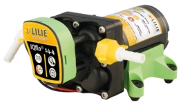 Lilie IQflo Membranpumpe 12 V Wasserpumpe WeißGELB 14,4 l/min. 2,8 bar