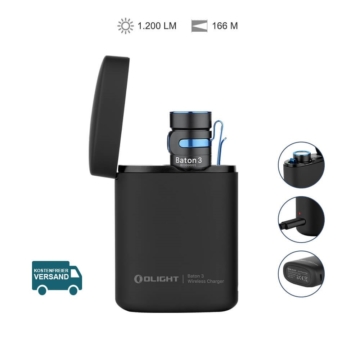 Olight Baton 3 Kit Auroralila Taschenlampe
